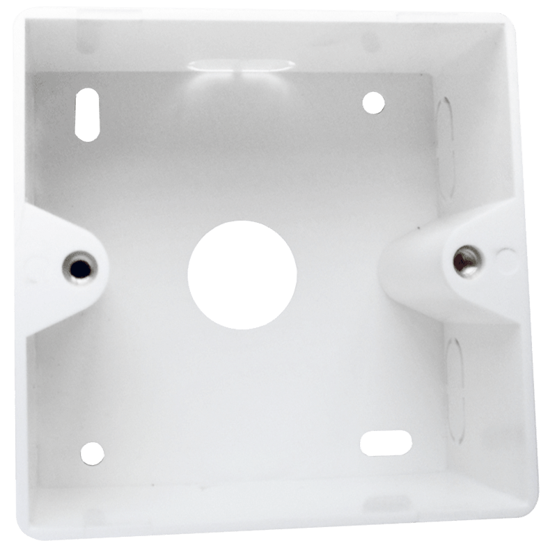 Boîte montée sur la surface du cadre, blanc