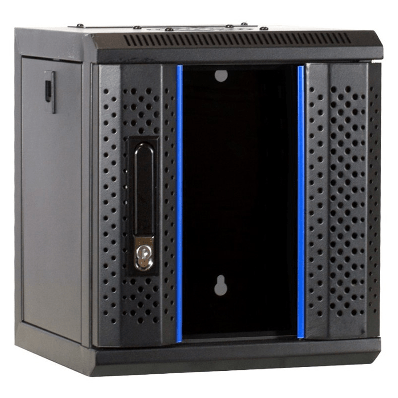 Baie de serveur de 10 pouces 4U avec porte en verre 312x310x264mm (LXPXH)