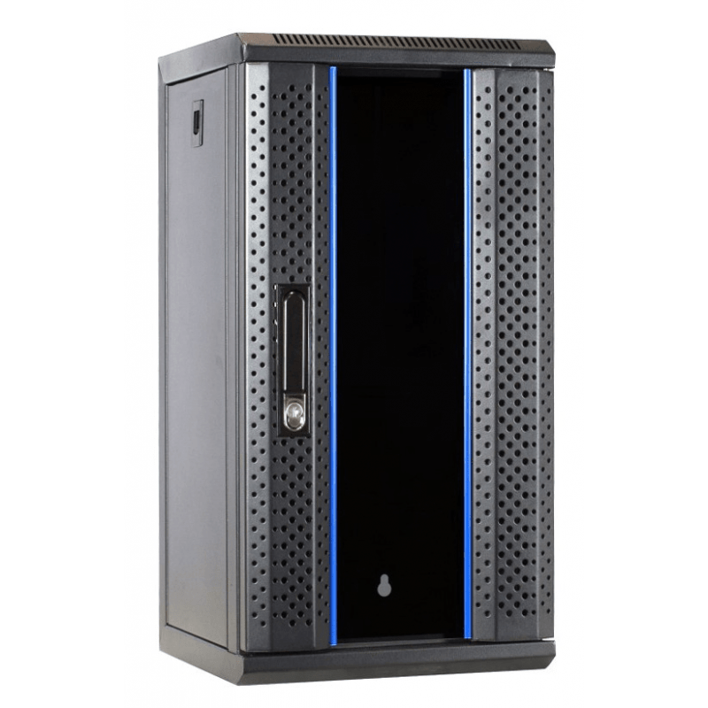Baie de serveur 10 pouces 12U avec porte en verre 312x310x618mm (LXPXH)