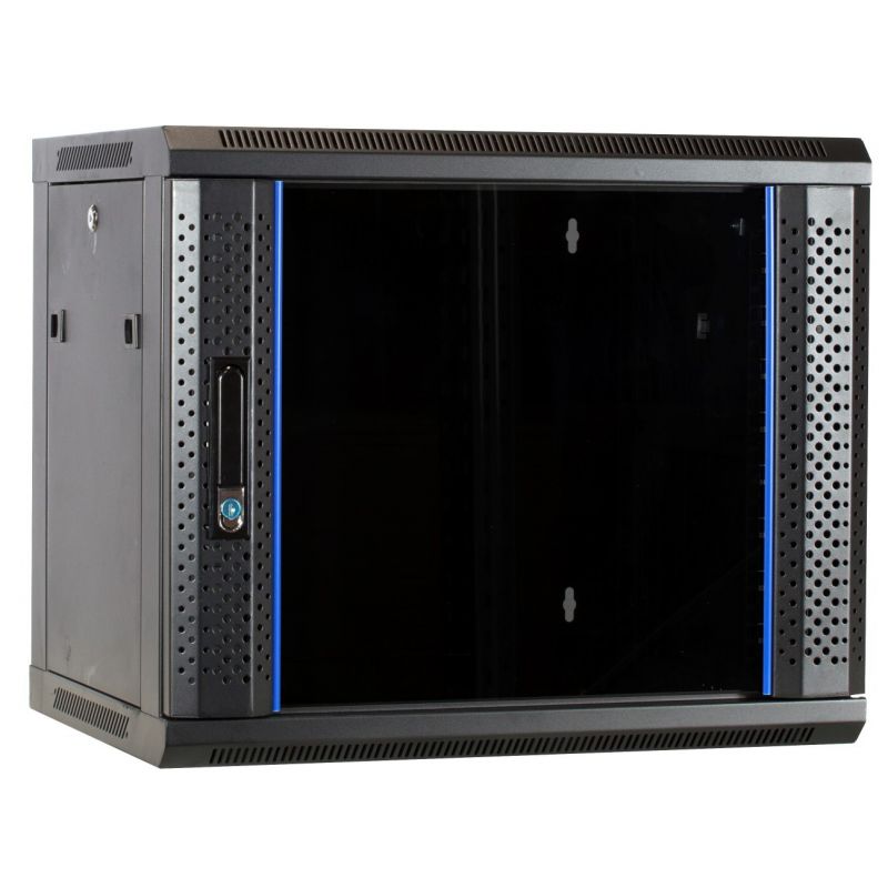 HMF 63309-07 Baie Serveur 10 Pouces, 9U, Armoire Réseau, Rack Server, 10,  31,2 x 30 x 48,3 cm, Entièrement Monté, Gris Clair : : Informatique