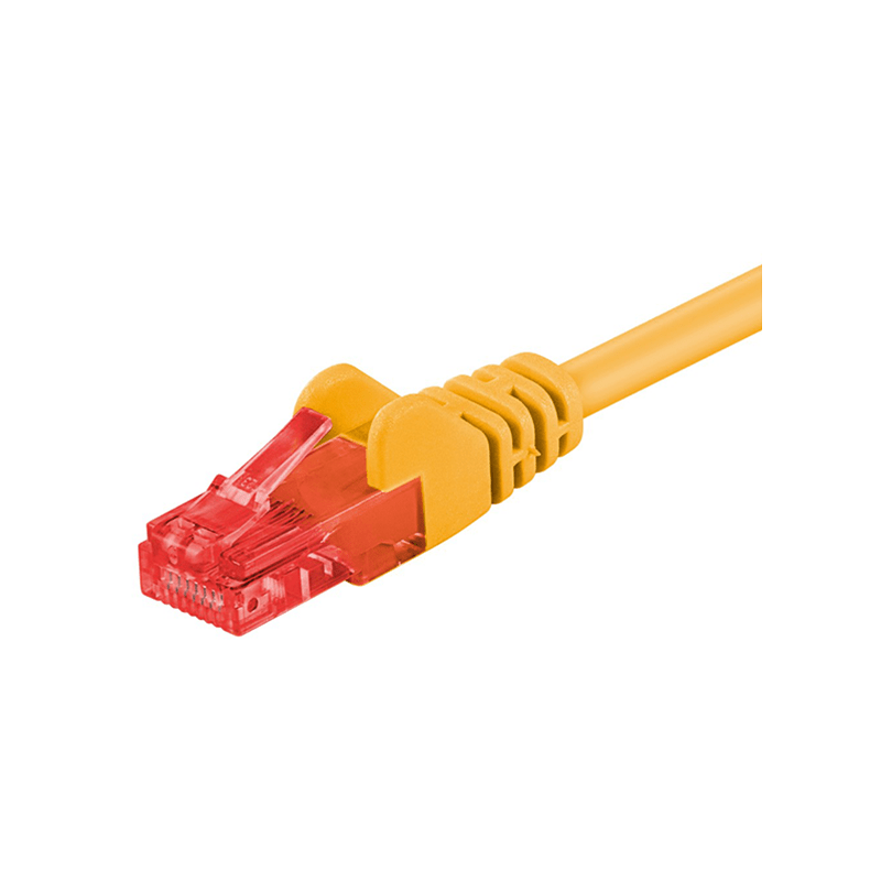 CAT6 UTP 0.50 M JAUNE - CCA