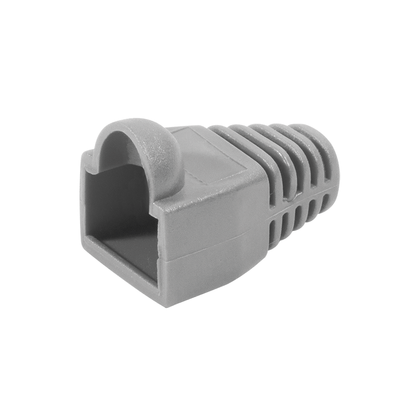 Manchon de câble RJ45 gris - 10 pièces