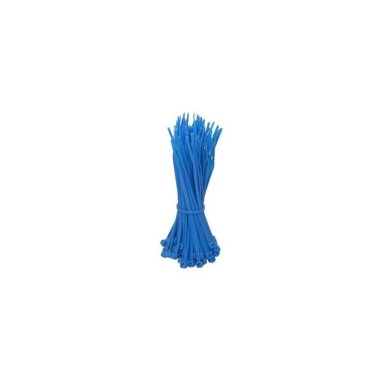 Cadres de câbles 140mm bleu - 100 pièces