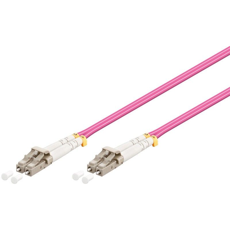 Câble à fibres optiques LC-LC OM4 0.50 m