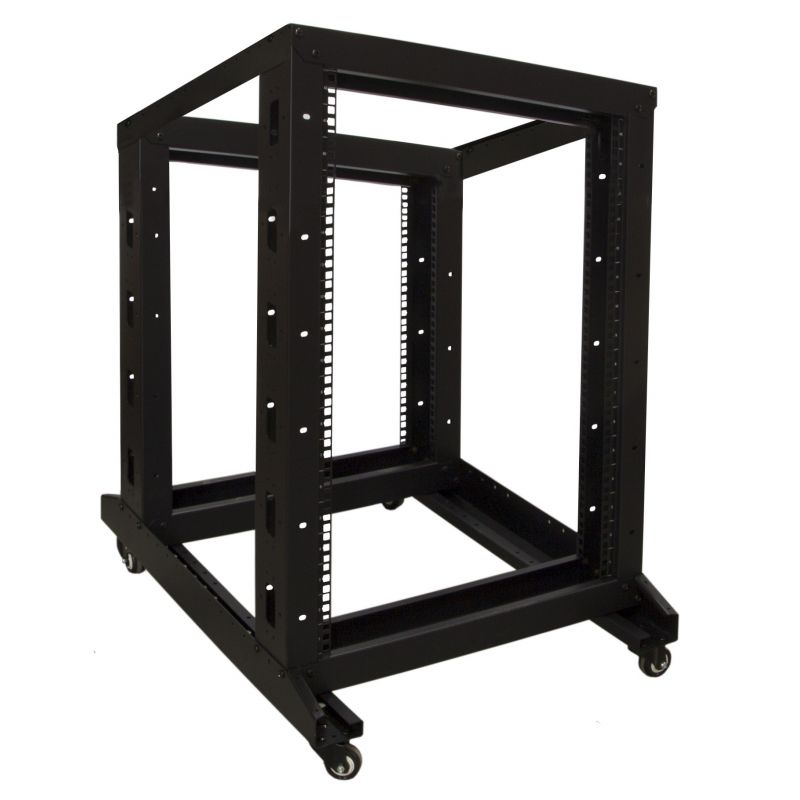 Rack de relais 18U sur roues 600x800x1000mm