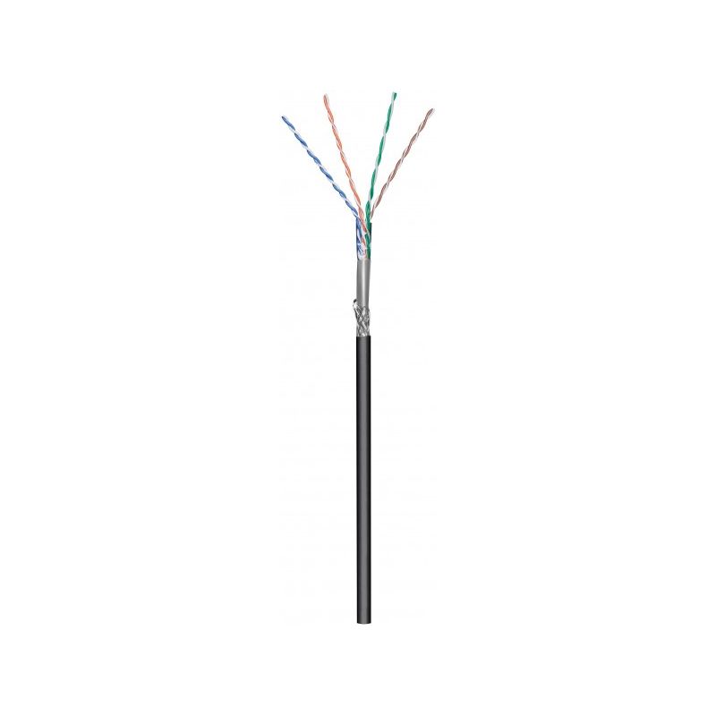 CAT6 S / FTP 100m Câble extérieur sur rouleau STIFT RITIVE CCA CCA, pour  seulement 68,81 €