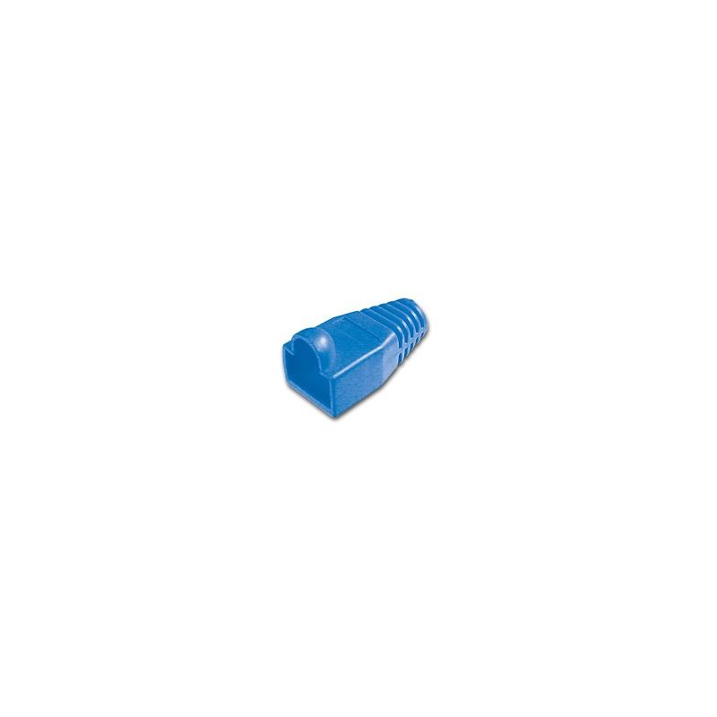 Manchon bleu de câble RJ45