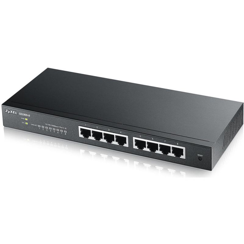 ZYXEL 8-PORT GS1900 SMART BASSED SWITCH