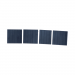 Plaques de recouvrement pour rail switch DIN 3U, jeu de 4